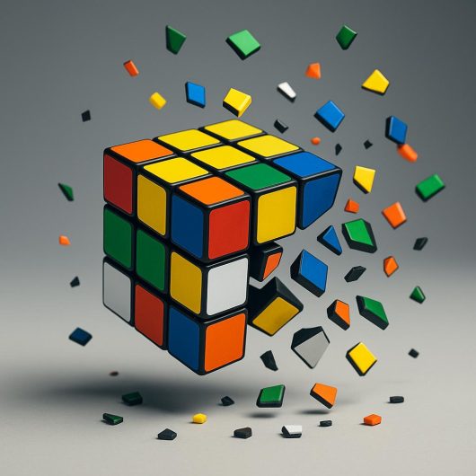 Kostka Rubika bez ochrony